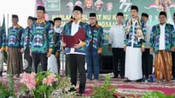 Gus Imin Khidmat Apel Kebangsaan Bersama 20 Ribu Kader NU di Ogan Komering Ulu Timur