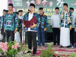 Gus Imin Khidmat Apel Kebangsaan Bersama 20 Ribu Kader NU di Ogan Komering Ulu Timur