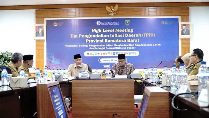 High Level Meeting TPIP se Sumbar di Kantor Perwakilan Bank Indonesia Sumbar