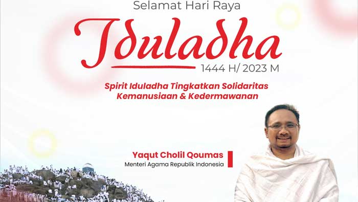 Menag ucapkan Selamat Iduladha 1444 H