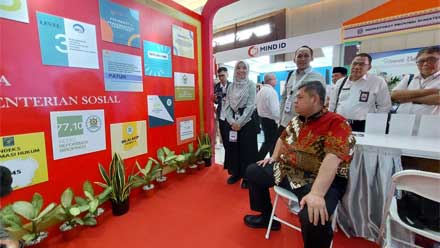 Itjen Kemensos Hadir di Expo Pengawasan Intern TMII