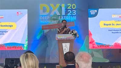 Buka Deep and Extreme Indonesia, Ini Pesan Wamendag 1 Wamendag Jerry Sambuaga buka acara Deep and Extreme Indonesia (DXI) 2023