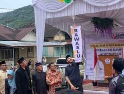 Kelurahan Pasar Usang Dicanangkan Jadi Kampung Pengawasan Partisipatif Pemilu