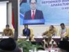 Anggota Komisi II DPR RI, Guspardi Gaus dari fraksi PAN dan Rezka Oktoberia fraksi Demokrat serta Direktur Jenderal Otonomi Daerah Akmal Malik lakukan kunjungan kerja ke Kota Payakumbuh