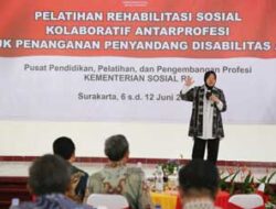 Begini Pesan Mensos Saat Pelatihan Rehabilitasi Sosial Kolaboratif Antar Profesi