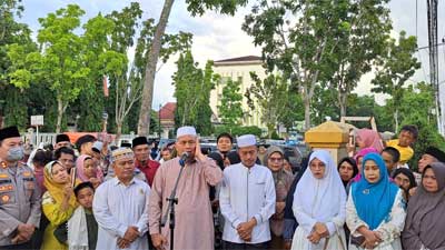 Pelepasan Jemaah Calon Haji Pasaman Barat ke Asrama Haji Padang
