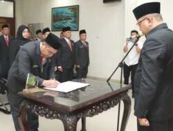 Pj Sekda Muba Lantik 18 Pejabat Administrasi dan Fungsional