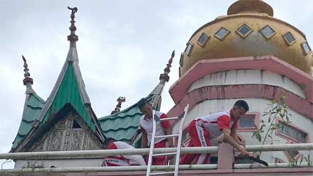 Polda Sumbar dan Polres Jajaran Revitalisasi Situs Agama