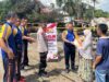Polres Dharmasraya Berikan Bantuan kepada Korban kebakaran