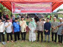 Idul Adha sekaligus Hari Bhayangkara, Polres Payakumbuh Gelar Kurban Presisi