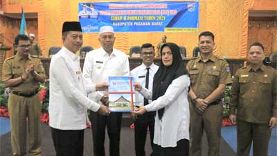 414 PPPK Guru Tahap II Formasi Tahun 2021 Pasbar Terima SK Pengangkatan