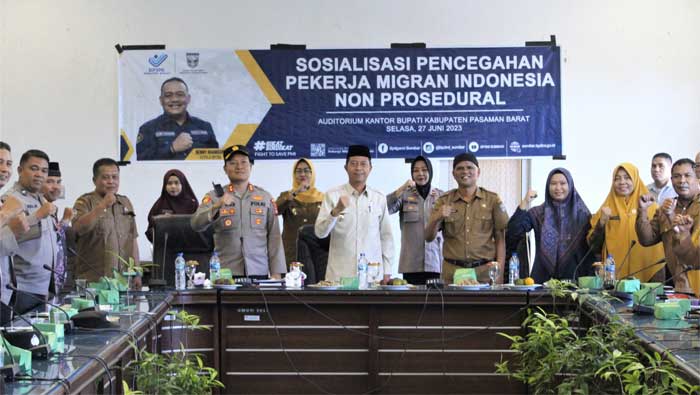 Pemkab Pasbar Sosialisasikan Pencegahan Pekerja Migrasi Non Prosedural