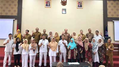 Dinas Kesehatan Kota Payakumbuh laksanakan Pelatihan Pendataan Dasar Sanitasi STBM 5 Pilar