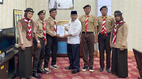 LGPPP V Pramuka Undhari tingkat SLTA se-Sumbar, Riau dan Jambi Digelar September Mendatang 1 UKM Pramuka Gugus Depan Undhari bersilaturahmi Ketua Kwarcab Gerakan Pramuka Kabupaten Dharmasraya, H. Adlisman