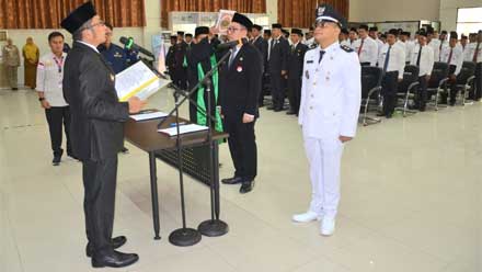 Wako Padang Lantik 204 Pejabat Eselon III dan IV