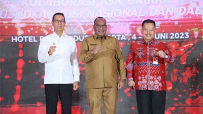 Wamendagri Tekankan Penguatan SDM Unggul di Papua pada Rakornas BPSDM 2023
