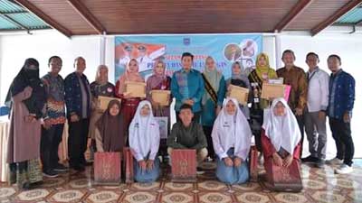 Zaskia Naila Adli terpilih sebagai Duta Baca Sawahlunto