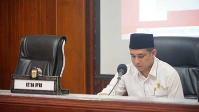 DPRD Bukittinggi Gelar Rapat Paripurna Tiga Hari Berturut-Turut 2 Ketua DPRD Bukittinggi, Beny Yusrial