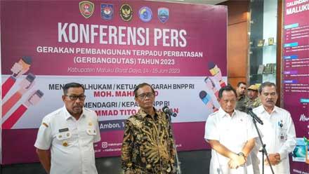 Mahfud MD selaku Ketua Pengarah BNPP