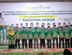 Hadiri Pengukuhan PDM dan PDA Kota Payakumbuh, Pj Wako: Banyak Sumbangsih Muhammadiyah untuk Pemko