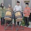 Gubernur Sumatera Barat, Mahyeldi saat peluncuran batik braja