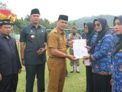 Bupati Sijunjung Lantik 763 Tenaga Guru Honorer jadi PPPK