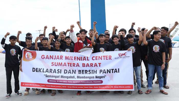 Ganjar Milenial Center Sumbar Deklarasikan Ganjar Pranowo Presiden 2024