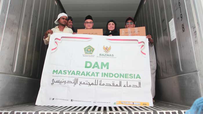 Perdana! Daging Kambing Dam Petugas dan Jemaah Haji Dikirim ke Tanah Air 1 Daging Kambing Dam Petugas dan Jemaah Haji Dikirim ke Tanah Air