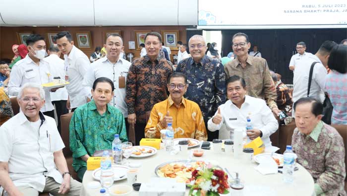 Gamawan Fauzi hadiri halal bihalal Purna Tugas di Kemendagri