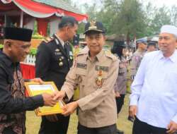 Polres Pasbar Peringati Hari Bhayangkara ke-77 di Pantai Muaro Sasak