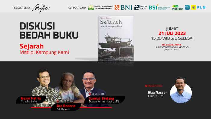 Forum Jurnalis Aceh Jakarta Gelar Bedah Buku Karya Wamenkominfo Nezar Patria