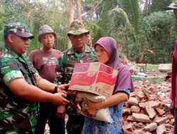 Dandim 0708 Purworejo Tinjau Rumah Warga yang Terdampak Gempa