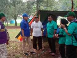 Ini Pesan Ketua Harian Kwarda 03 Sumbar Ketika Kunjungi Kontingen Sawahlunto di Karang Pamitran