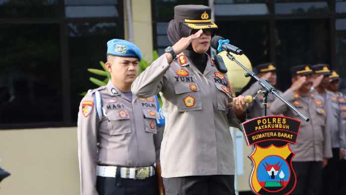 Pimpin Apel Pagi, Kapolres Payakumbuh Tekankan Hal Ini 1 IMG 20230724 110412 resize 45