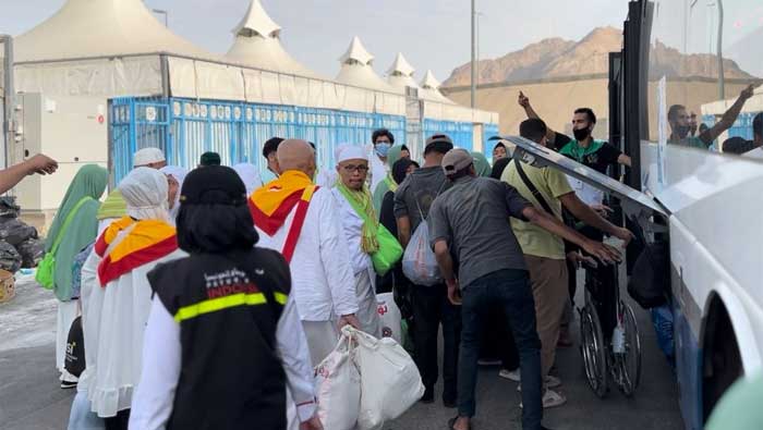 Jemaah Nafar Tsani Mulai Tinggalkan Mina