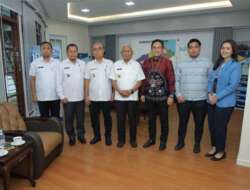 Kepala Bank Mandiri Cabang Kisaran yang Baru Audiensi dengan Bupati Asahan