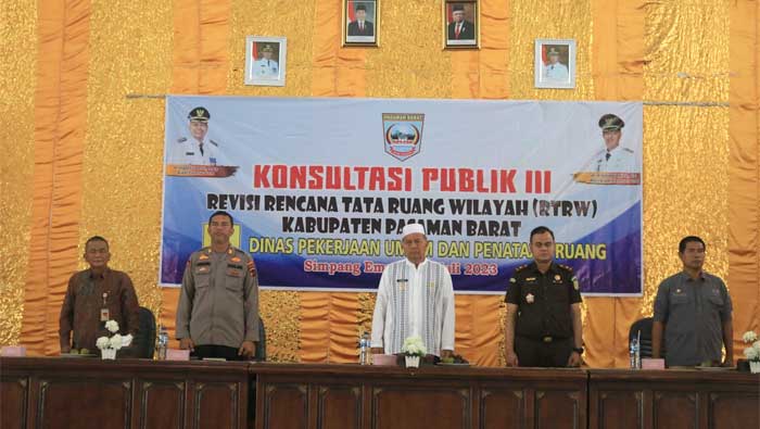 Dinas PUPR Gelar Konsultasi Publik III Revisi RTRW Pasbar 1 Dinas PUPR Gelar Konsultasi Publik III Revisi RTRW Pasbar