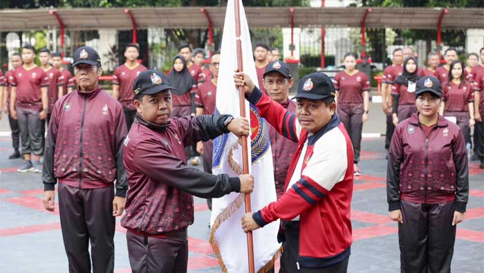 Kontingen Kemendagri Bertolak ke Pornas Korpri XVI di Semarang
