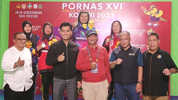 Kontingen Kemenpora Raih Medali Emas Cabor Tenis Meja Pornas Korpri