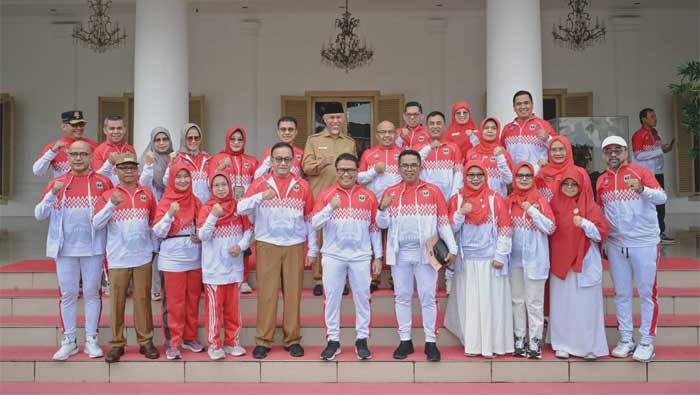 Kontingen Sumbar Berangkat ke Pornas Korpri XVI 2023