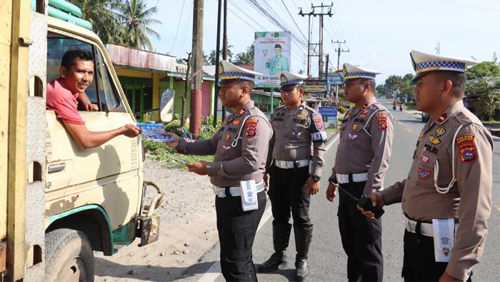 Polres Pasbar Tindak 1.333 Pelanggaran selama Operasi Patuh Singgalang