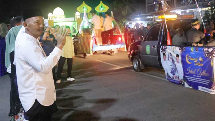 Pawai Takbir Sambut Hari Raya Idul Adha se-Kota Tanjungpinang 1 Pelepasan Pawai Takbir Keliling dalam rangka menyambut Hari Raya Idul Adha 1444 H di Terminal Sei Carang Bintan Center, Batu IX, Tanjungpinang