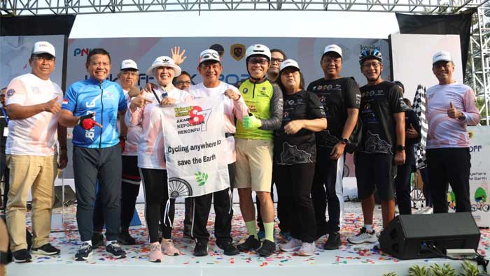 Mendagri saat Kick Off PNKJ di Silang Monas