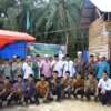 Peletakan batu pertama pembangunan Pondok Pesantren Nurul Qulub Limau Puruik