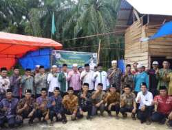 Pembangunan Ponpes Nurul Qulub Limau Puruik, Kinali Dimulai