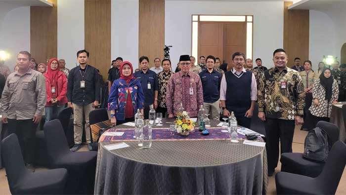 Rakor Monitoring dan Evaluasi Kinerja Komisi Irigasi di Daerah - Komponen B, Selasa (25/7/2023) di Hotel Hemangini, Bandung.