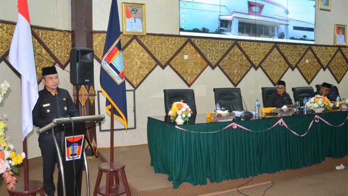 Wawako Ekos Albar Sampaikan Rancangan KUA-PPAS APBD 2024