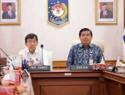 Tingkatkan Kemampuan Numerasi Siswa, Sekjen Kemendagri Ajak Pemda Terapkan Metode Gasing 9 Sekjen Kemendagri, Suhajar Diantoro saat membuka acara Sosialisasi Kebijakan Percepatan Capaian Pendidikan Numerasi Sekolah Dasar di Daerah