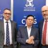 Sultan B Najamudin bersama Guru Besar Hukum Konstitusi Universitas Melbourne