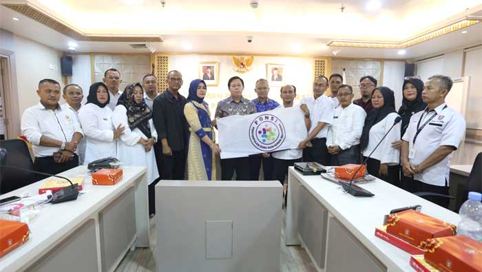 Wakil Ketua DPD RI, Sultan B Najamudin saat menerima rombongan dari PGNSI